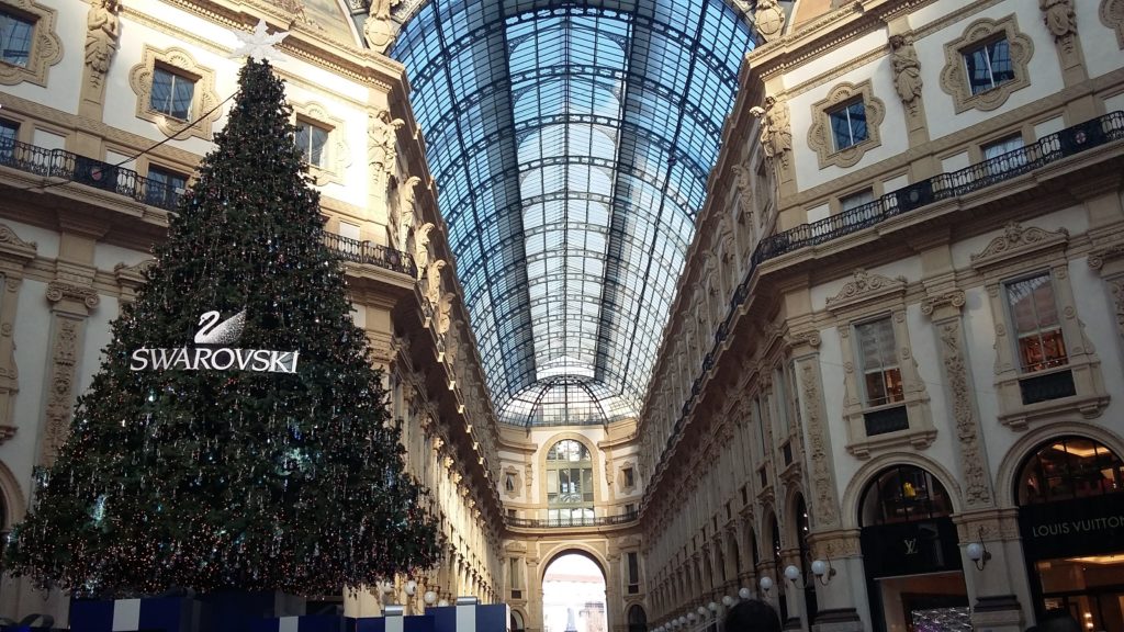 Galleria Vittorio Emanuele Milano a Natale
